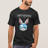 T-shirt Snowbird Utah Usa Ski Et Snowboard Rabbit (Devant)