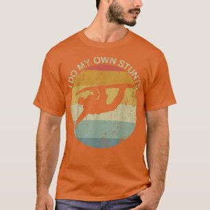 T-shirt Snowboard Blessure Snowboard I Do My own Stunts B