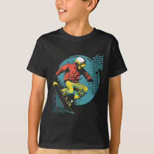 T-shirt Snowboard Comic Look Alpine Snowboard