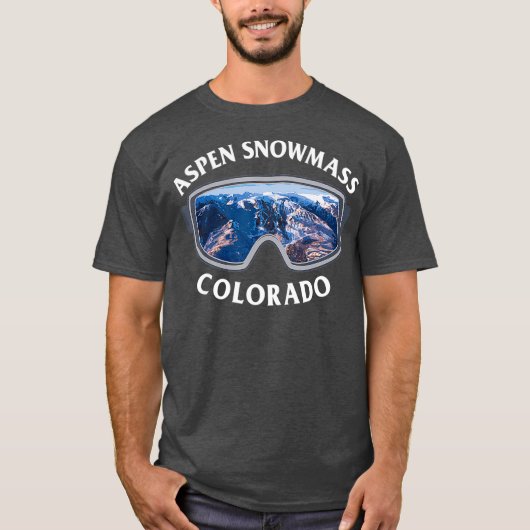 T-shirt Snowboard du Colorado (Devant)