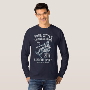 T-shirt Snowboard Freestyle 2018 Sports Extrêmes