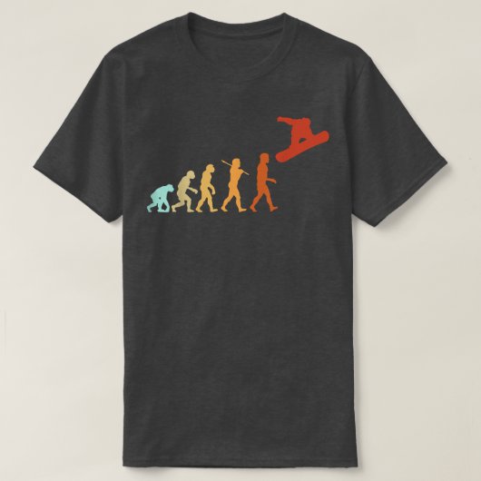 T-shirt Snowboard Freestyle Evolution (Design devant)