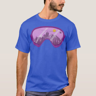 T-shirt Snowboard Goggings Snowboard Snow Winter Sport I