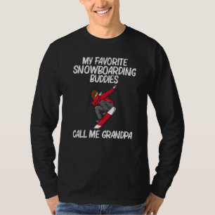 T-shirt Snowboard Grandpa Skier Snowboard Snowboard