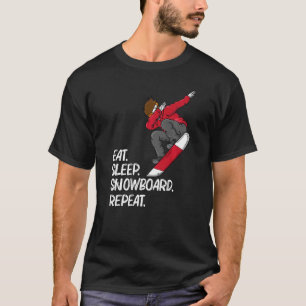 T-shirt Snowboard Hommes Femmes Skier Snowboard Snowboa