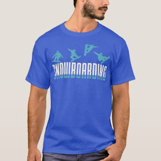 T-shirt Snowboard Hommes Snowboard Snowboard pistes ski