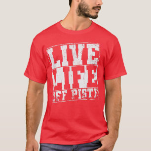 T-shirt Snowboard Live Life Off Piste