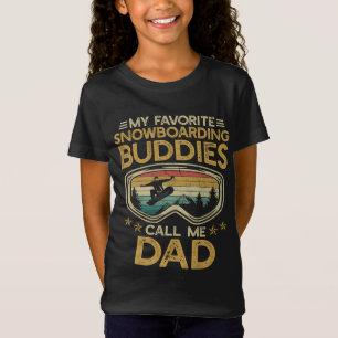T-Shirt Snowboard My Favoris Snowboard Buddies Call Me