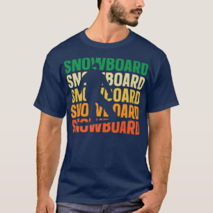 T-shirt Snowboard Retro Snowboard Snowboard