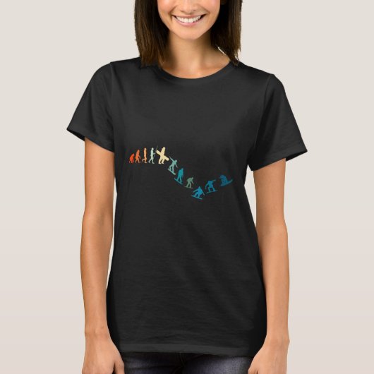 T-shirt Snowboard Retro Snowboard Snowboard Extreme S (Devant)