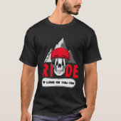T-shirt Snowboard Ride Apres Ski amusant Crâne dire cadeau (Devant)