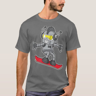 T-shirt Snowboard Robot Snowboard Snowboard Snowboard