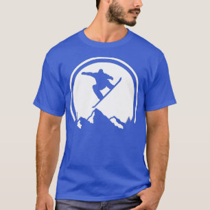 T-shirt Snowboard Silhouette Big Stunt Snowboardeur Neige