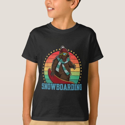 T-shirt Snowboard Ski Snowboard Activité compétitive (Devant)