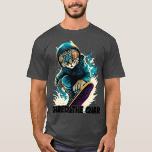 T-shirt Snowboard Snowboarder Partager Le GNAR