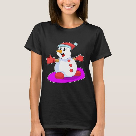T-shirt Snowboard Sports d'hiver (Devant)