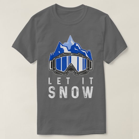 T-shirt Snowboard Sports d'hiverSnowboard Snow Ski Gog (Design devant)