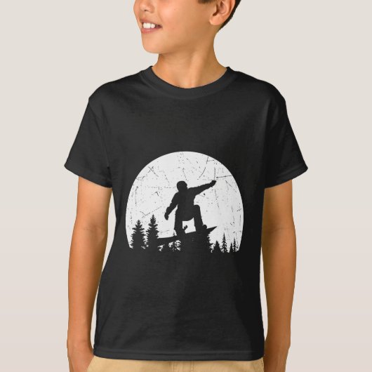T-shirt Snowboard Style Libre Snowboard Snowboard Extr (Devant)