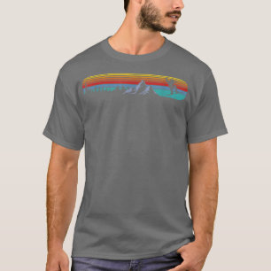 T-shirt Snowboard Style Rétro Pour Snowboardeur