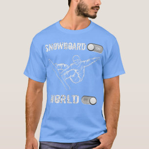 T-shirt Snowboard Sur World Off Snowboard