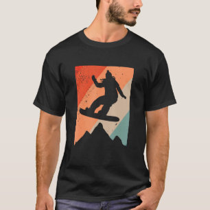 T-shirt Snowboard Winter Sport Snowboard Vintage Snowboa