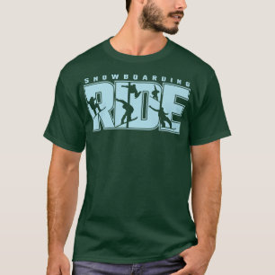T-shirt Snowboard Winter Sports Rond