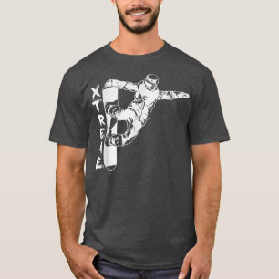 T-shirt Snowboard Xtreme Sport en hiver