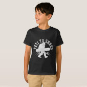 T-shirt Snowboard Yeti À Raser Bigfoot Snowboarder Funny (Devant entier)