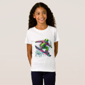 T-Shirt Snowboarder (Devant entier)