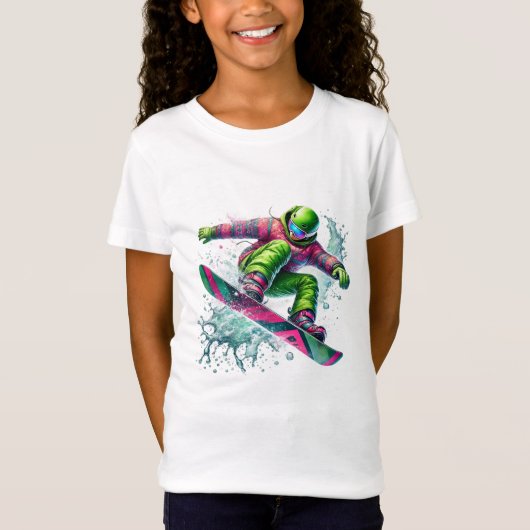 T-Shirt Snowboarder (Devant)