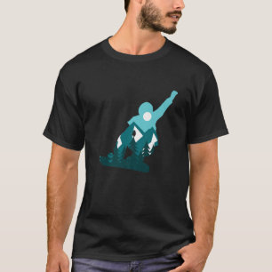 T-shirt Snowboardeur Mountain neige