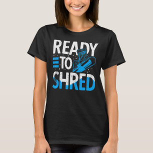 T-shirt Snowboardeur Prêt À Partager Station De Ski Snowbo