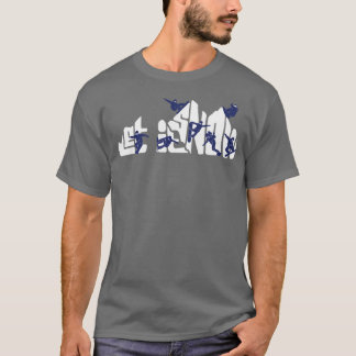 T-shirt Snowboardeur Snowboard Snowboard Laisser Il Neige