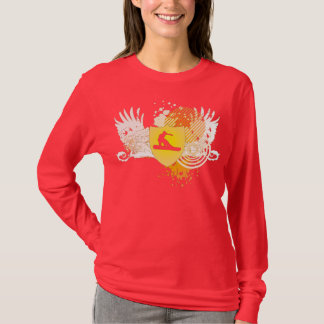 T-shirt snowboarding de haute fidélité. v2.