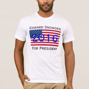 T-shirt Snowden pour le Whistleblower 2016 du président