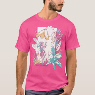 T-shirt Snowdrop Small Fairy With Flowers Nature Fantasy