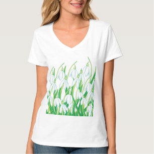 T-shirt Snowdrops de printemps
