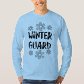 T-shirt Snowflake de garde d'hiver (Devant)
