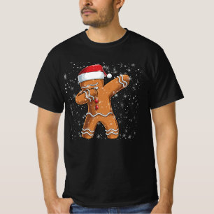 T-shirt Snowflake Joyeux Noël Dabing Pain d'épices Homme