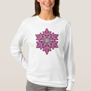 T-shirt SNOWFLAKE-Retro Vintage Snowflake, Sports d'hiver