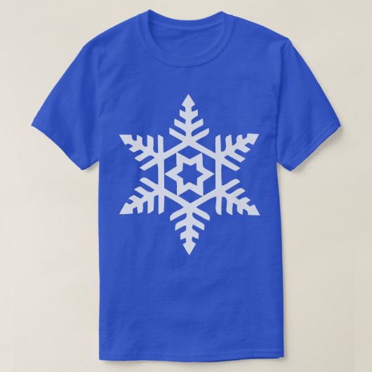 T-shirt Snowflake Snow Winter  (Design devant)