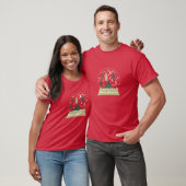 T-shirt snowglobe décoré (Unisexe)