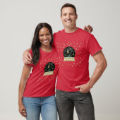 T-shirt snowglobe décoré (Unisexe)