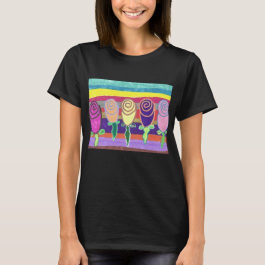 T-Shirt Snowie Roses (Devant)