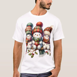 T-shirt Snowman