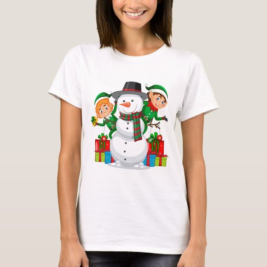 T-shirt Snowman