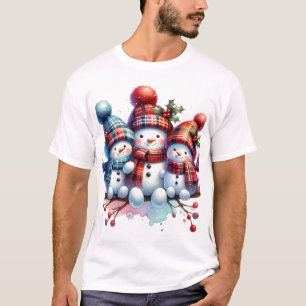 T-shirt Snowman
