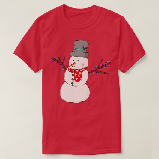 T-shirt snowman 5 (Design devant)