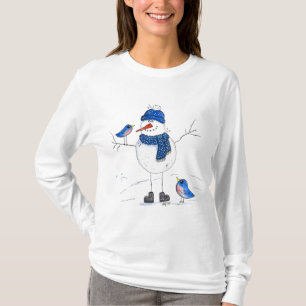 T-shirt Snowman à longue jambe