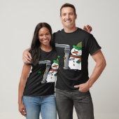 T-shirt Snowman avec Mac 3 Anesthesia Long Sleeve T Shir (Unisexe)